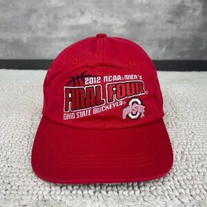 Ohio State Buckeyes Strap Back Hat OSFA 2012 NCAA basketball Final Four Red